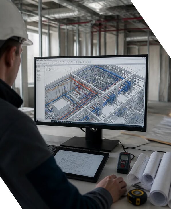Создание BIM модели инженерных сетей для объектов в Екатеринбурге